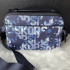 Сумка-мессенджер Michael Kors Cooper EW Map сине-голубая