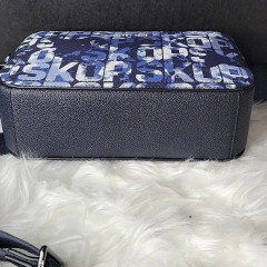Сумка-мессенджер Michael Kors Cooper EW Map синьо-блакитна
