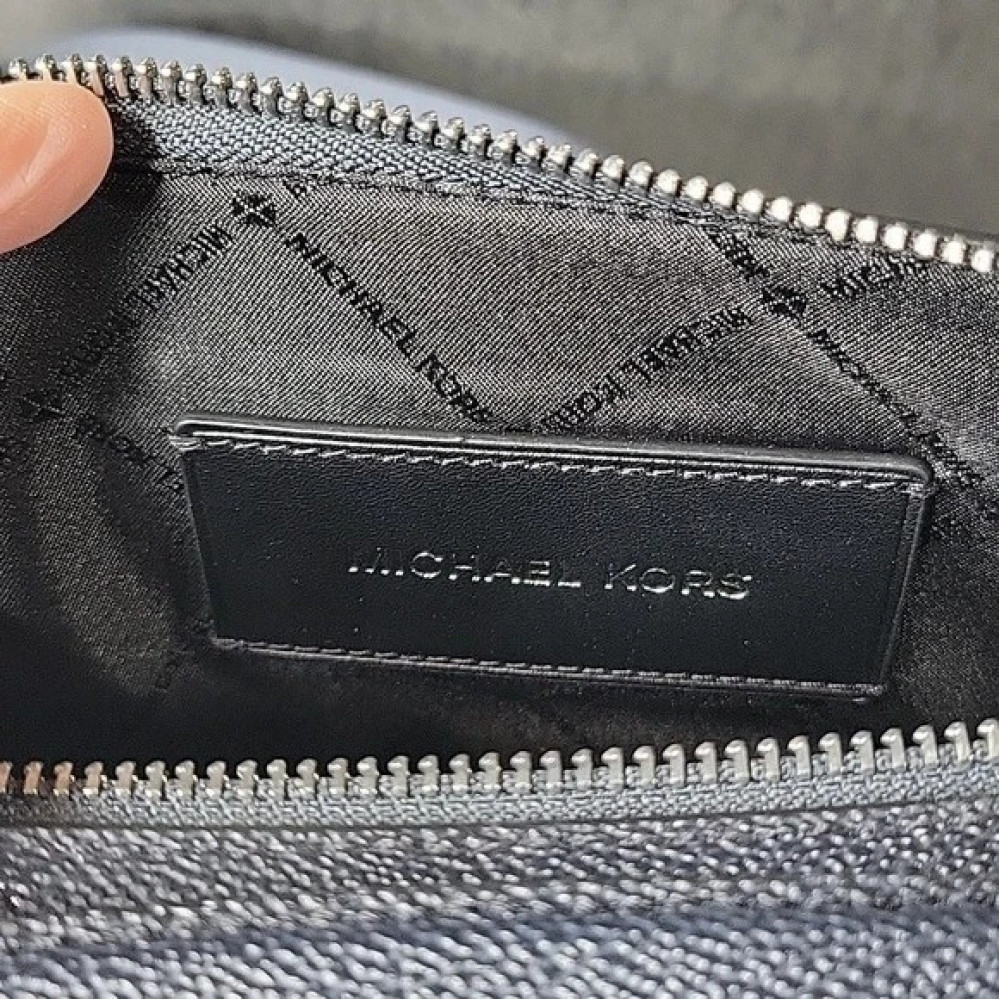 Сумка-мессенджер Michael Kors Cooper EW Map сине-голубая