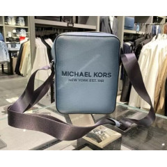 Мужская сумка через плечо Michael Kors Cooper тёмно-синяя