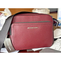 Мужская сумка кроссбоди Michael Kors Cooper из натуральной кожи бордовая