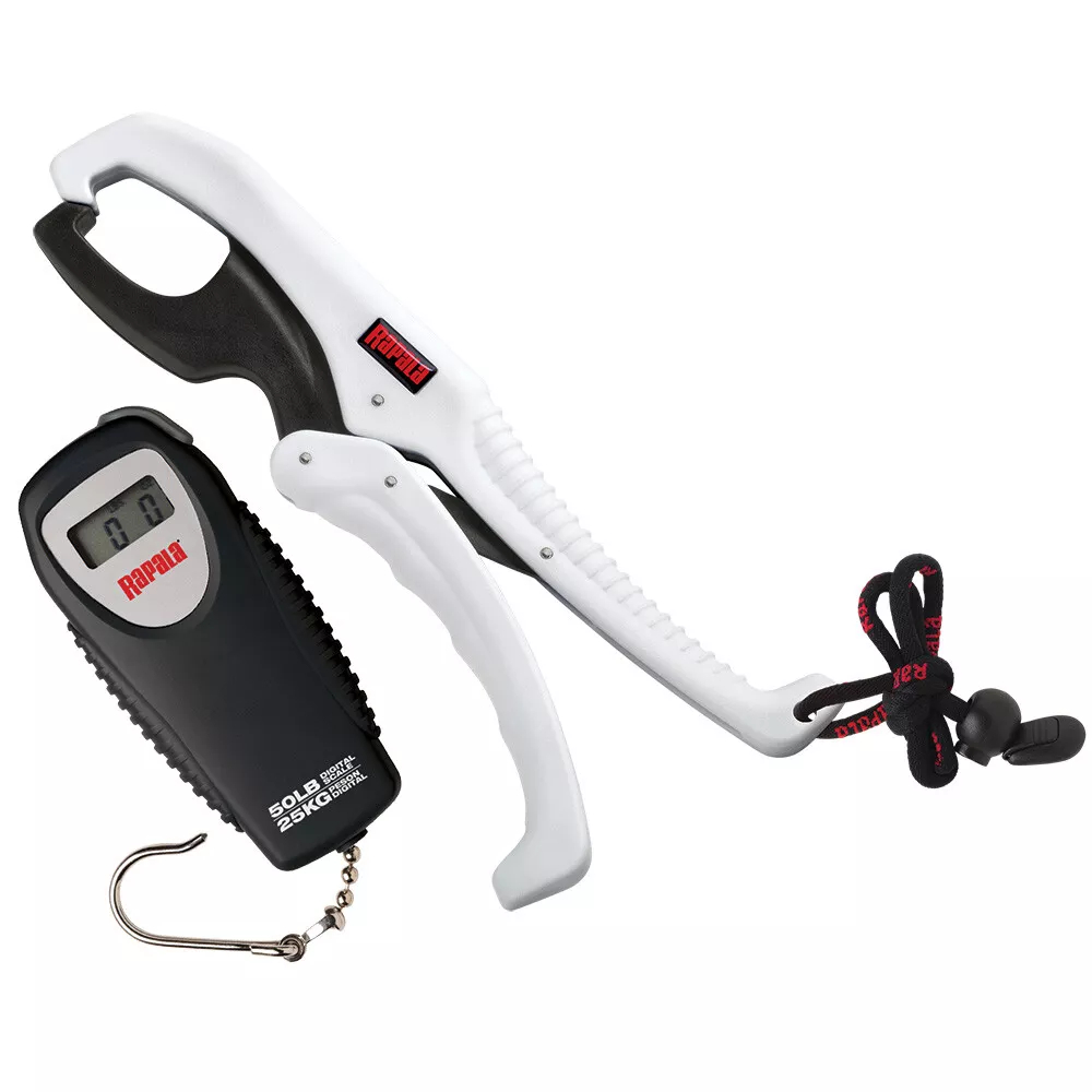 Rapala RFFGSC fishing grip with digital scales black