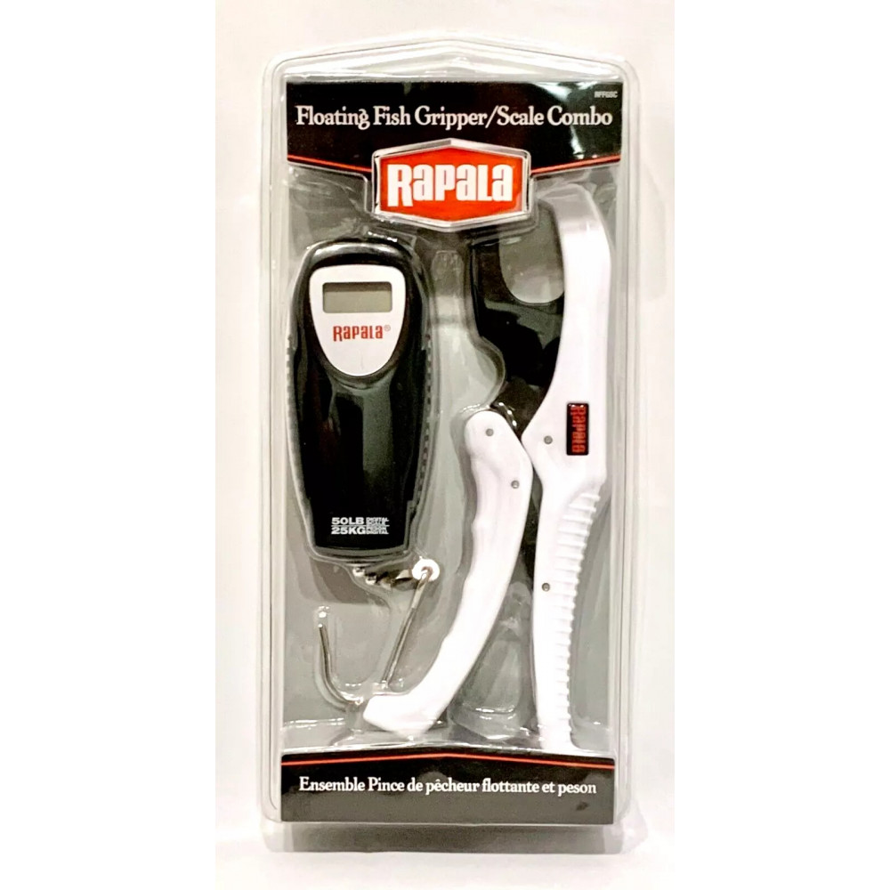 Rapala RFFGSC fishing grip with digital scales black