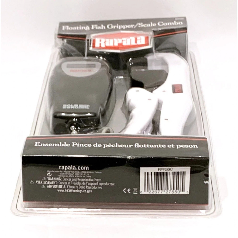 Rapala RFFGSC fishing grip with digital scales black