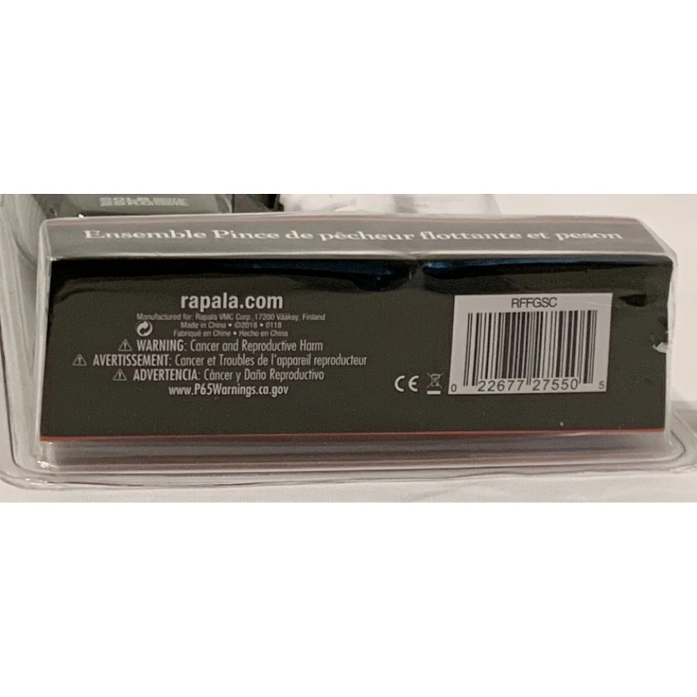 Rapala RFFGSC fishing grip with digital scales black
