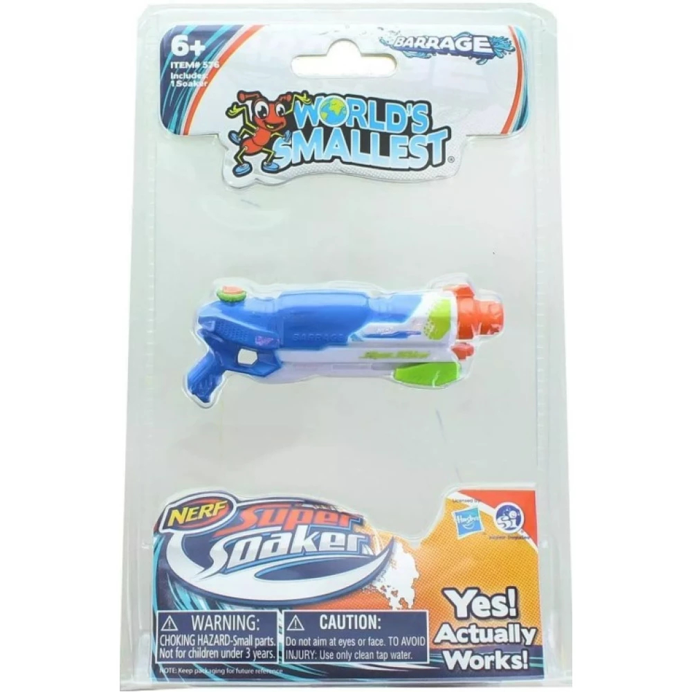 Smallest water pistol in the world Hasbro