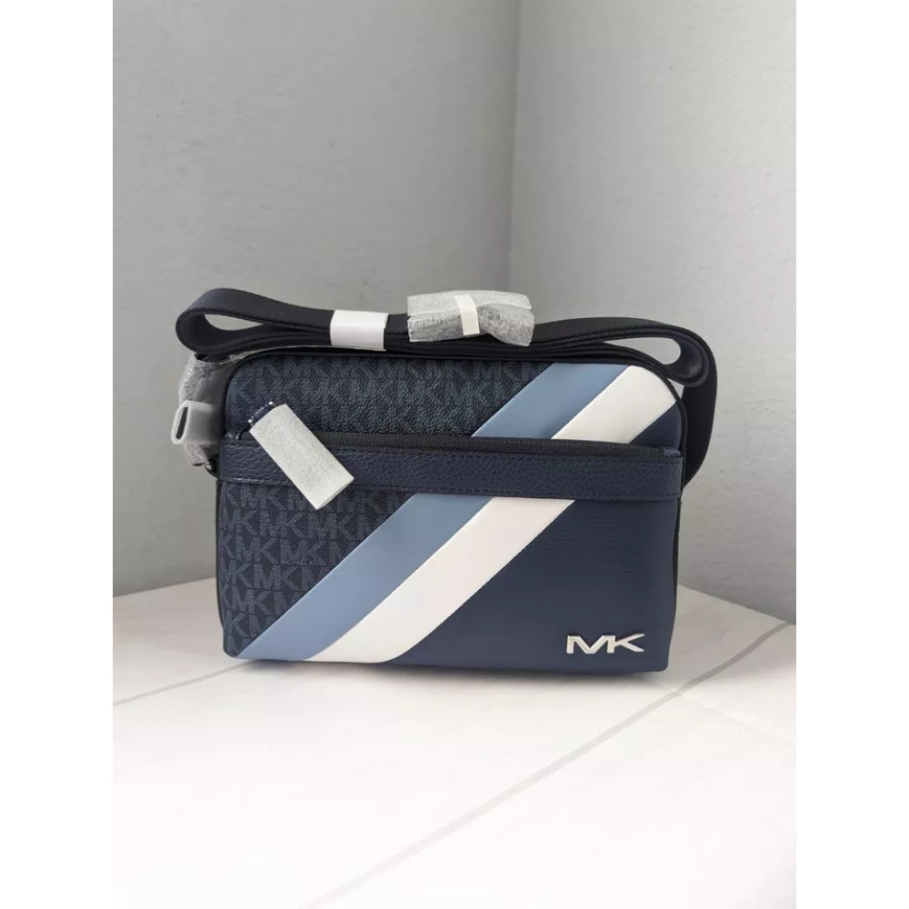 Сумка через плечо Michael Kors Cooper Chambray с логотипом и полосой