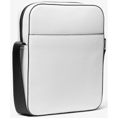 Мужская сумка Michael Kors Cooper тиснёная кожа белая