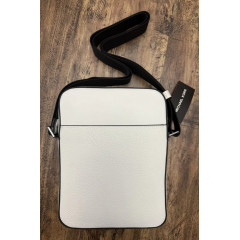 Мужская сумка Michael Kors Cooper тиснёная кожа белая