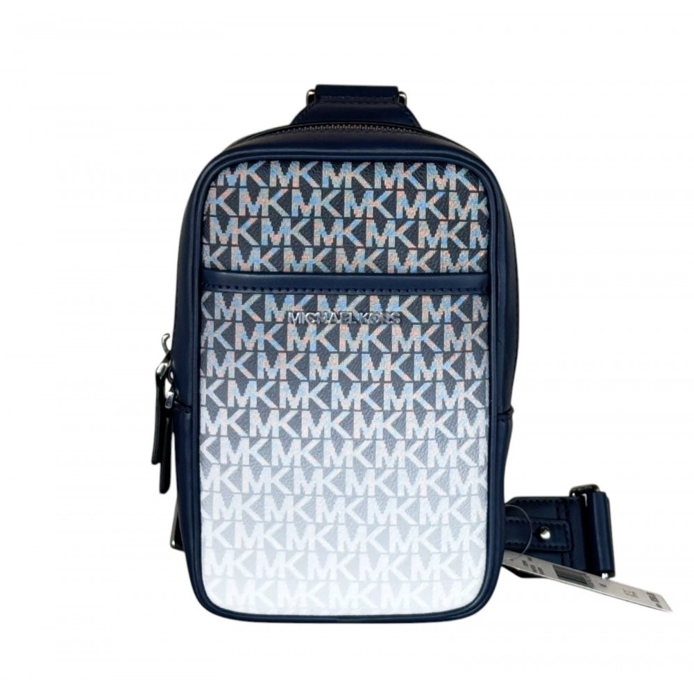 Сумка через плечо Michael Kors Cooper Medium Ombre Navy темно-синяя