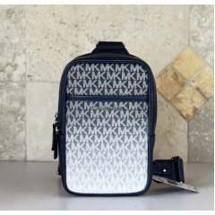 Сумка через плече Michael Kors Cooper Medium Ombre Navy темно-синя