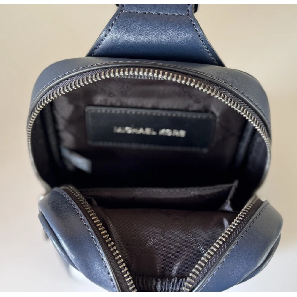 Сумка через плечо Michael Kors Cooper Medium Ombre Navy темно-синяя
