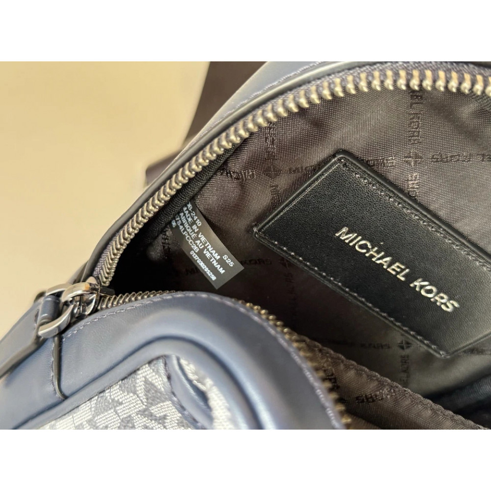 Сумка через плечо Michael Kors Cooper Medium Ombre Navy темно-синяя