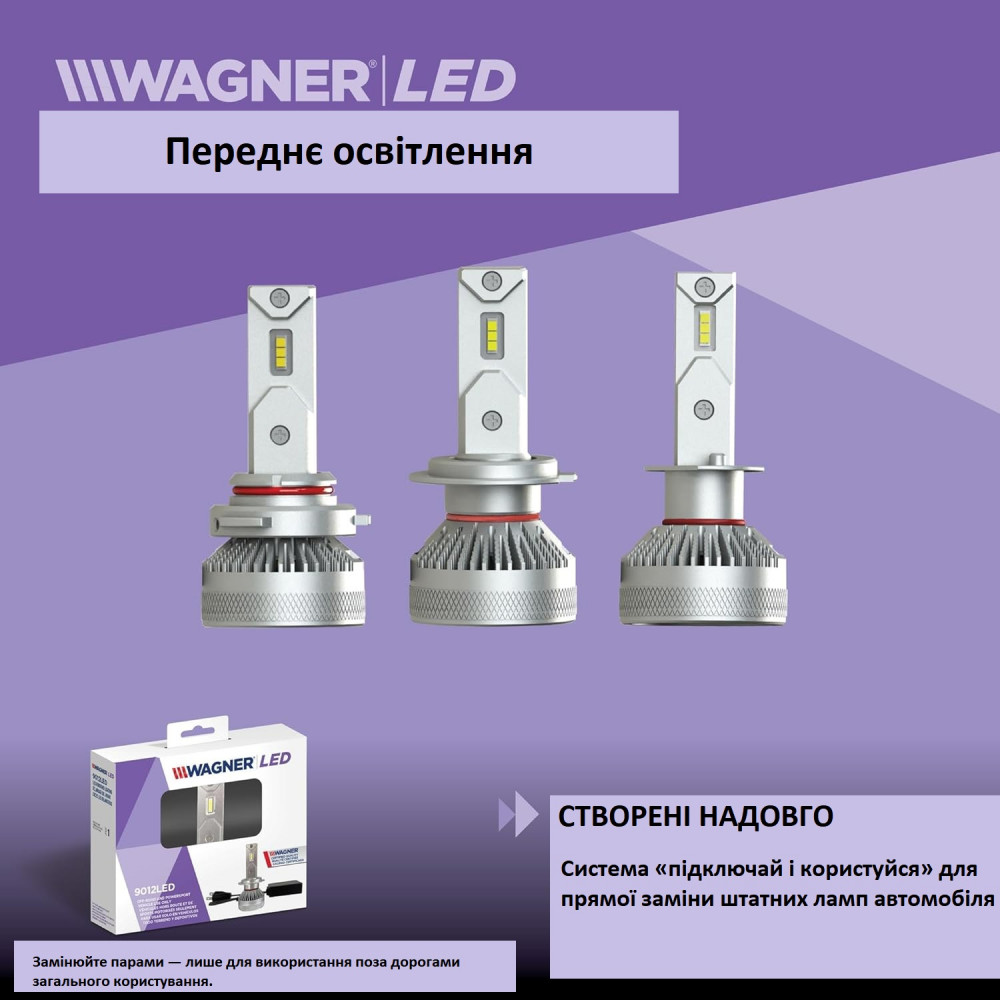 Автомобильная светодиодная лампа головного света Wagner Lighting H11LED 6000K