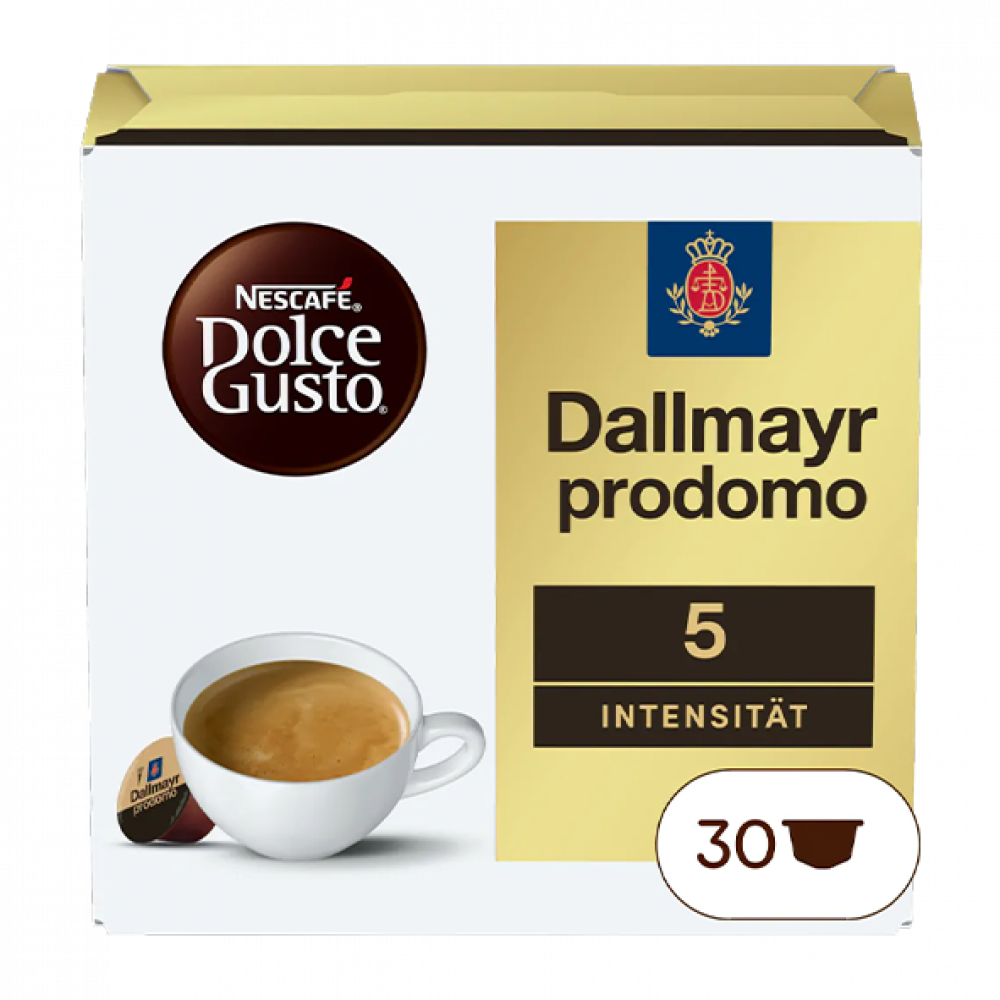 Coffee in capsules Nescafe Dolce Gusto Dallmayr prodomo 30 pcs 7 g each