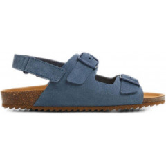 Mango Kids leather blue sandals for children, size 33