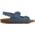 Mango Kids leather blue sandals for children, size 33