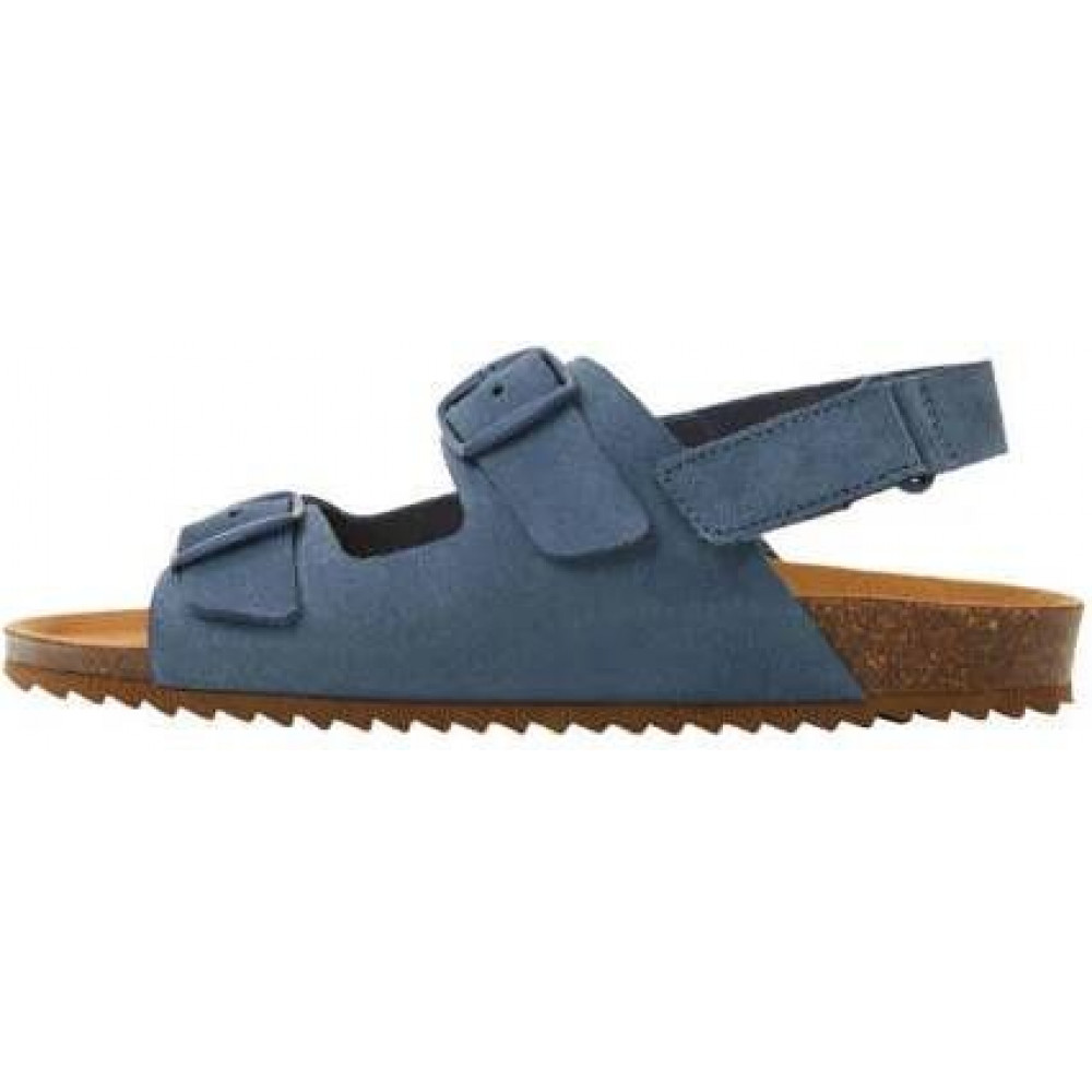 Mango Kids leather blue sandals for children, size 33