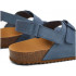 Mango Kids leather blue sandals for children, size 33