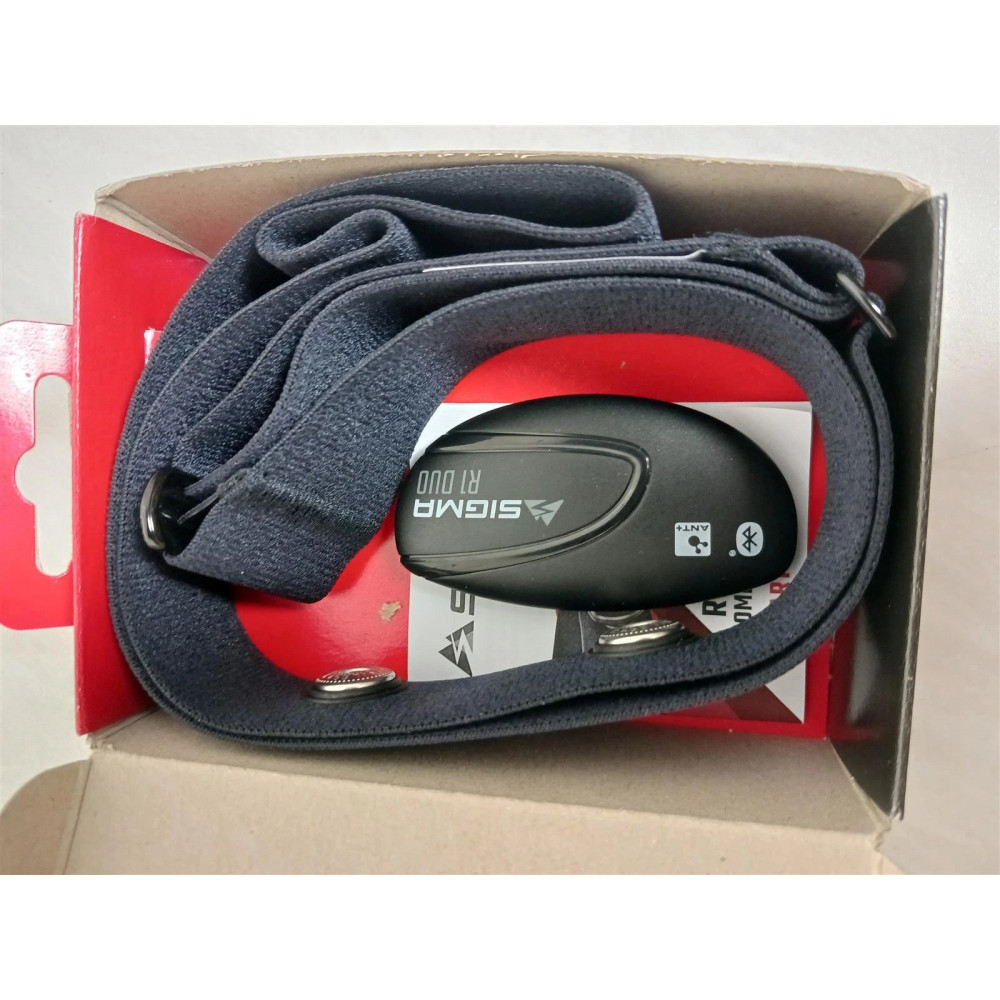 Sigma R1 Duo Comfortex chest heart rate monitor with Bluetooth and ANT+ model 20332