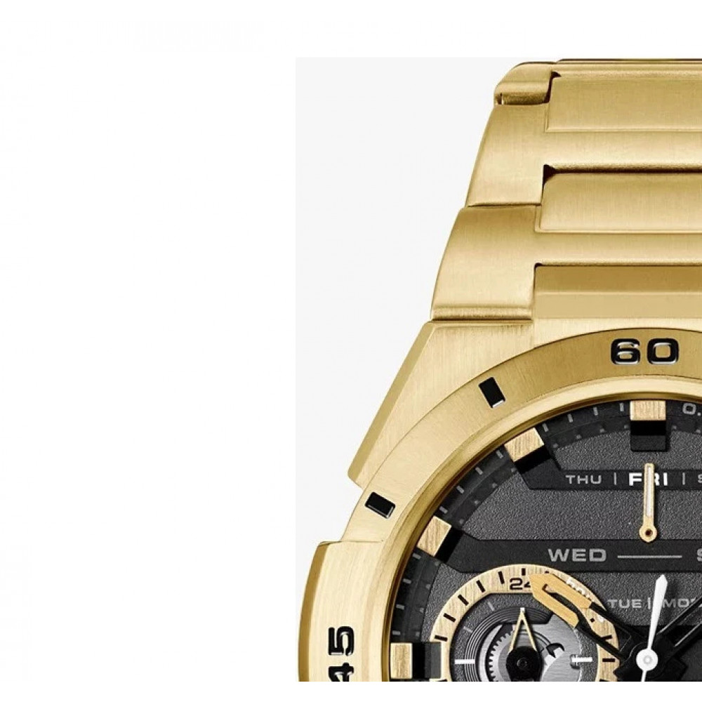 Hugo Boss Wild men's gold wristwatch with black dial