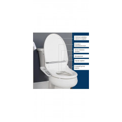 Сидіння для унітазу-біде з підігрівом Bio Bidet Bliss BB-1700 (120 Вольт)