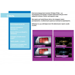Philips Ultinon 912 White 6000K LED bulbs, 2 pcs for reverse gear