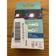 Philips Ultinon 912 White 6000K LED bulbs, 2 pcs for reverse gear