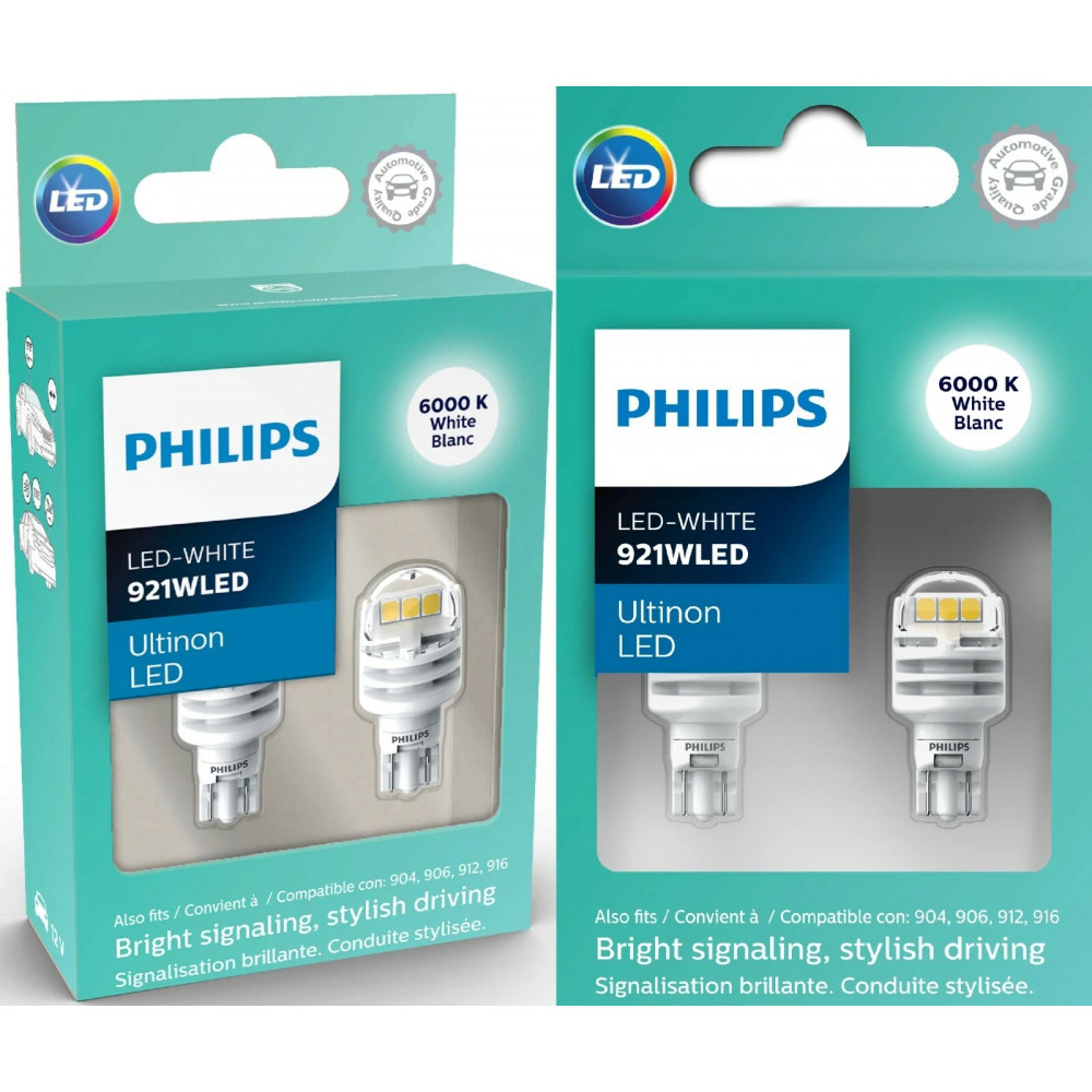 Светодиодные лампы Philips Ultinon 912 White 6000K 2 шт для заднего хода