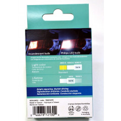 Philips Ultinon 912 White 6000K LED bulbs, 2 pcs for reverse gear