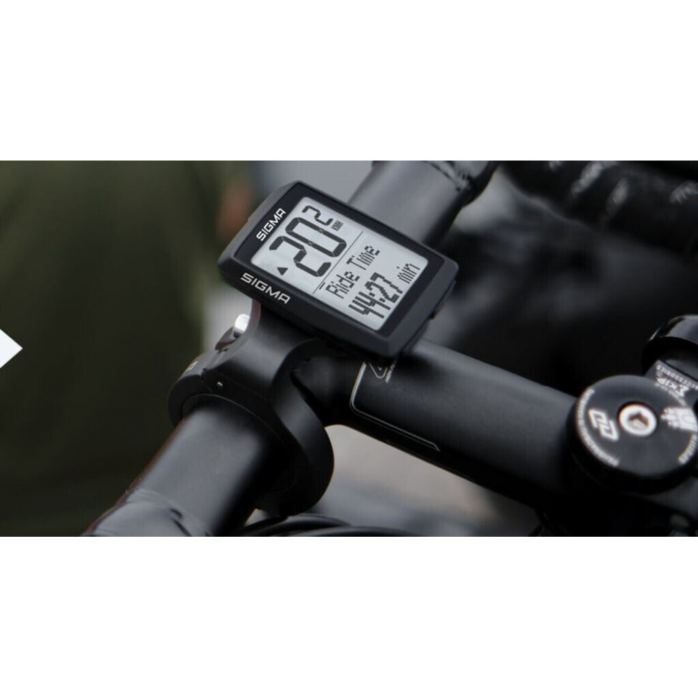 Sigma BC 14.0 WL CAD STS wireless bike computer with cadence — accurate data every kilometer