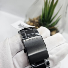 Metal strap for Diesel DZ7414, DZ4343, DZ4318, DZ4283 black 26 mm
