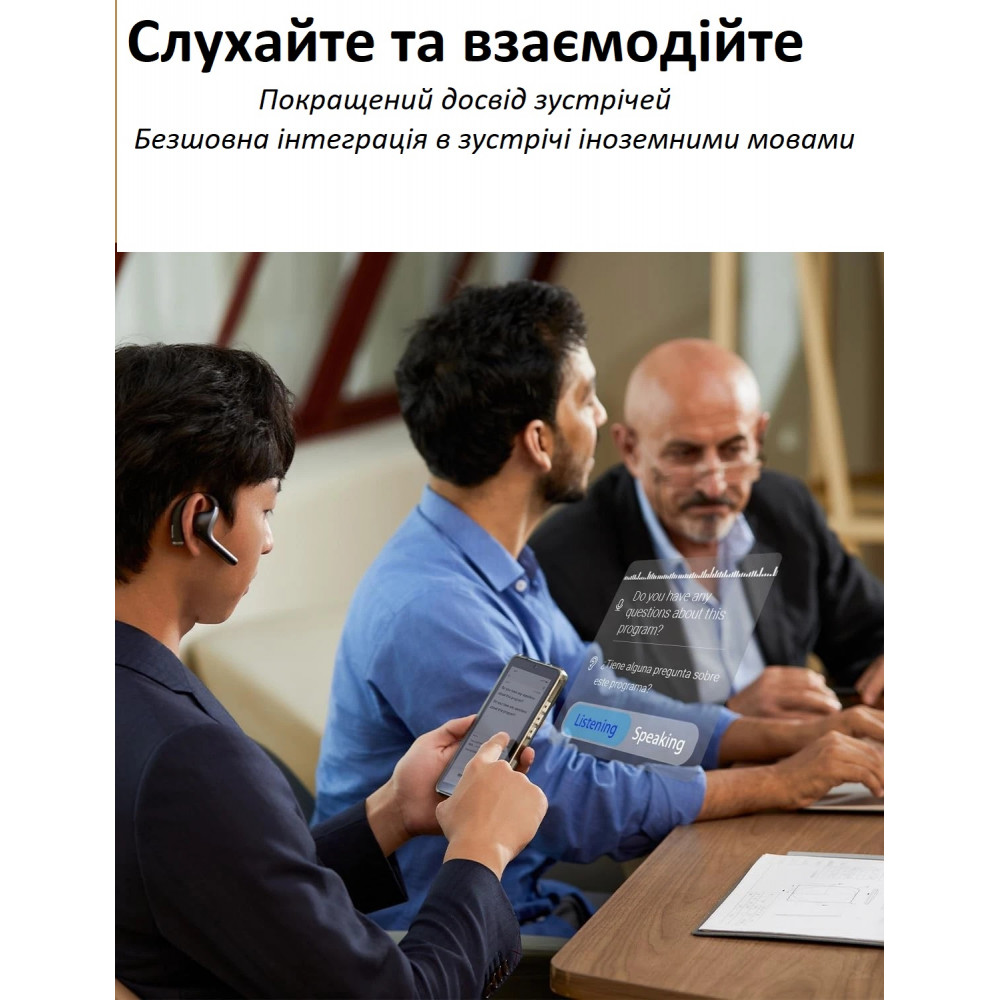 Умные беспроводные наушники Timekettle W4 Pro AI для перевода на 40 языков
