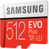 Samsung EVO Plus 512 GB memory card with adapter