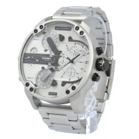 Чоловічий годинник Diesel Mr. Daddy 2.0 Chronograph Quartz DZ7421 сріблястий