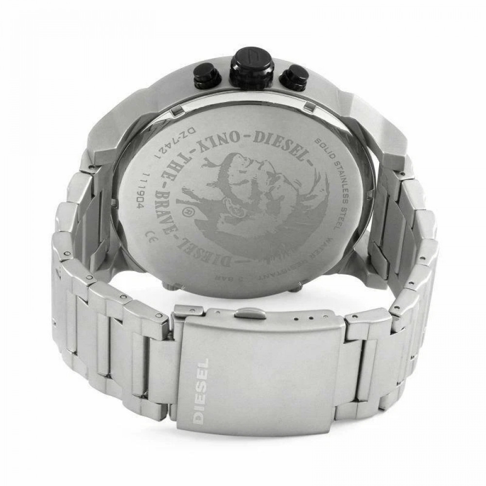 Diesel Mr. Daddy 2.0 Chronograph Quartz DZ7421 Men's Watch, Silver