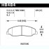 Hawk HB484U.670 Disc Brake Pad Front Brake Pads for Ford Mustang 2005-2014