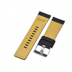 Diesel DZ4323 black leather watch strap, 26 mm, black