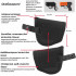 Holster Mace for Pepper Gun 2.0 gas/pepper spray gun, black