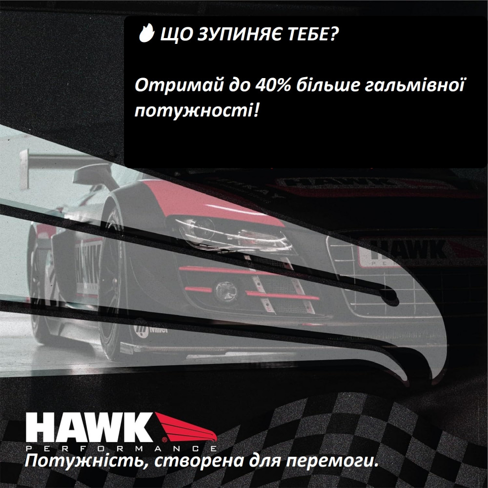 Hawk HB484U.670 Disc Brake Pad Front Brake Pads for Ford Mustang 2005-2014