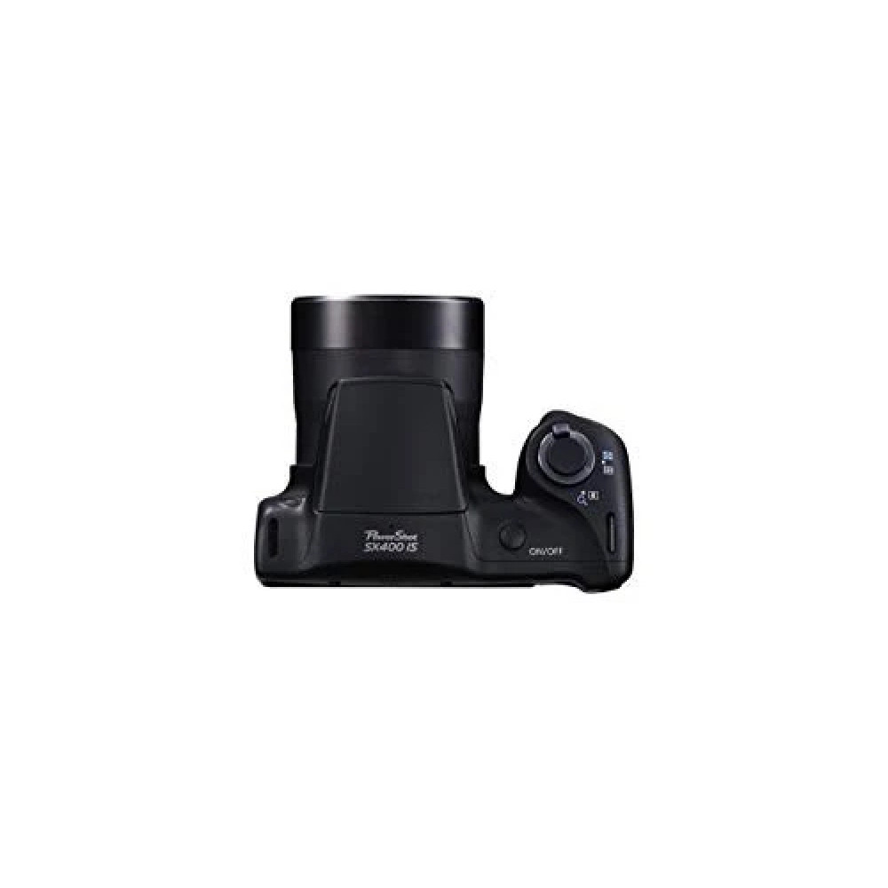 Canon PowerShot SX400 IS digital camera, black, with 30x zoom