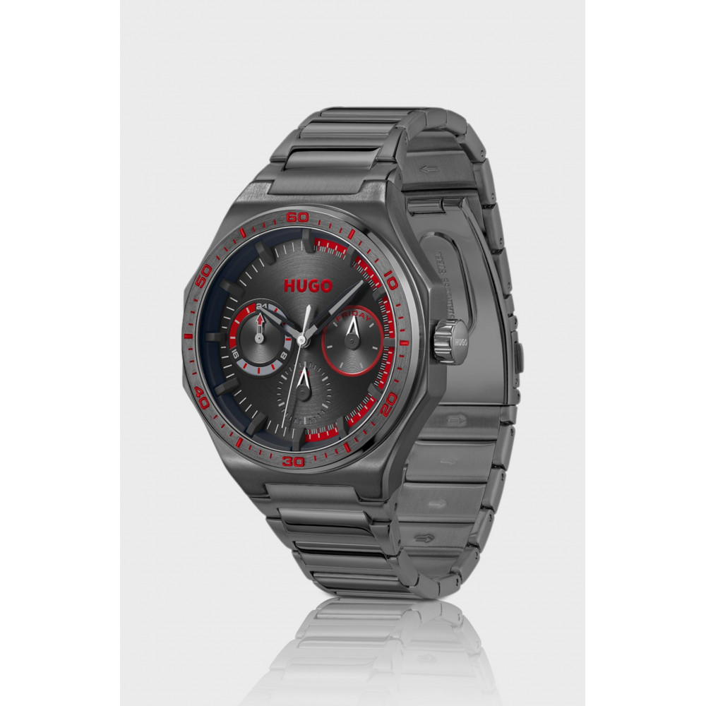 Hugo Boss 58244983 men's watch, gray with multifunctional dial