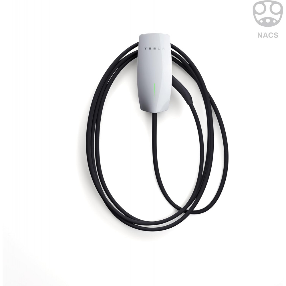 Tesla Wall Connector wall charging station up to 48A with a 7.3-meter cable
