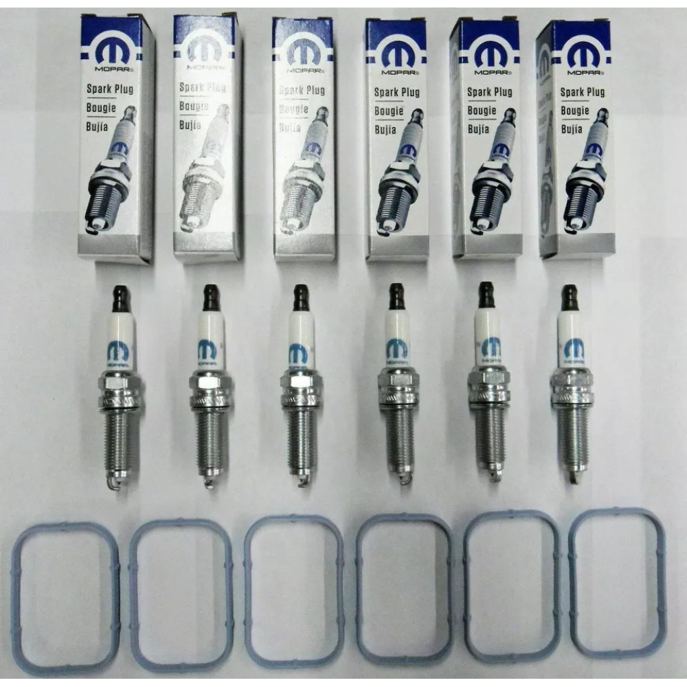 MOPAR spark plugs for Chrysler Jeep Dodge 6.4L Hemi SRT 11-20 yr 6 pcs
