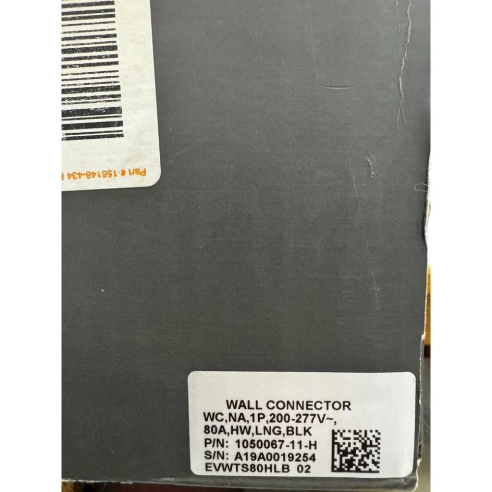 Зарядний пристрій Tesla Wall Connector ModelS/X/3/Y (80A) 20 кВ (Лімітована серія підвищеної потужності)