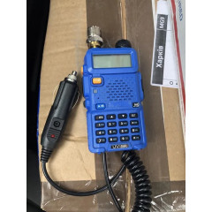 Baofeng UV-5R radio set (3 pieces) battery microphone USB cable earphone.