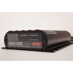 REDARC DC battery charger with two inputs 12V 25A