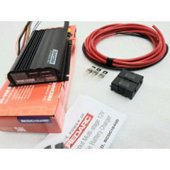 REDARC DC battery charger with two inputs 12V 25A