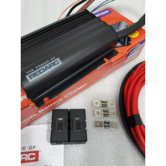 REDARC DC battery charger with two inputs 12V 25A