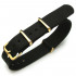 Tactical strap for watches MILTAT G10 Nato Nylon IP Gold Black 18mm
